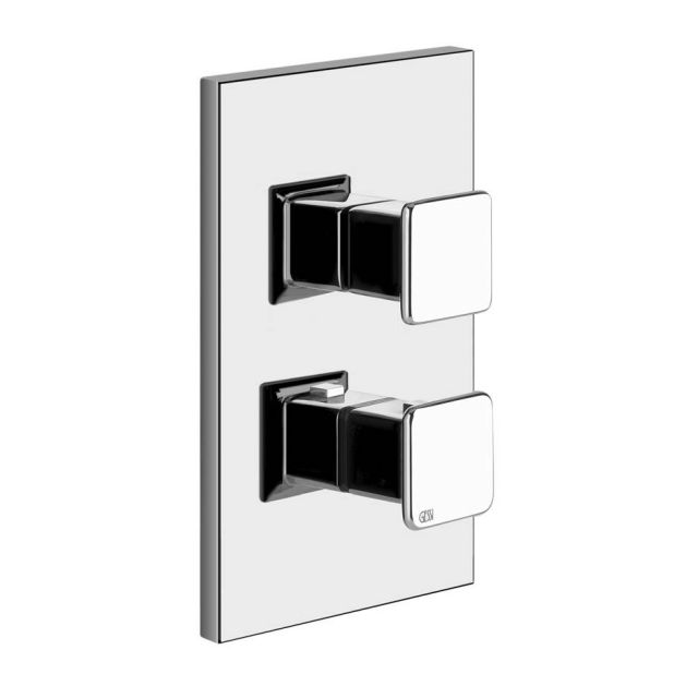 Gessi iSpa Shower 41122+09269 Mitigeur thermostatique de douche + partie encastrable